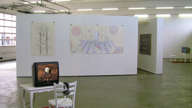 15 drawings, 6 video’s and a cube, 2011, Maastricht
